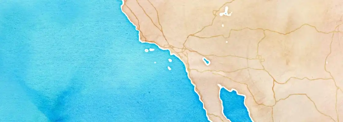 Map of Catalina Island port area