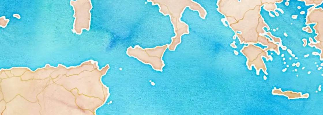 Map of Catania port area