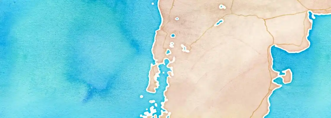 Map of Puerto Montt port area