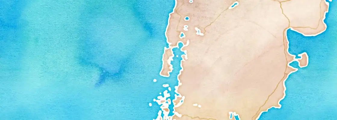 Map of Castro port area