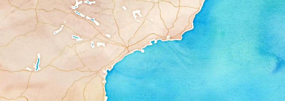 Map of Ilhabela port area