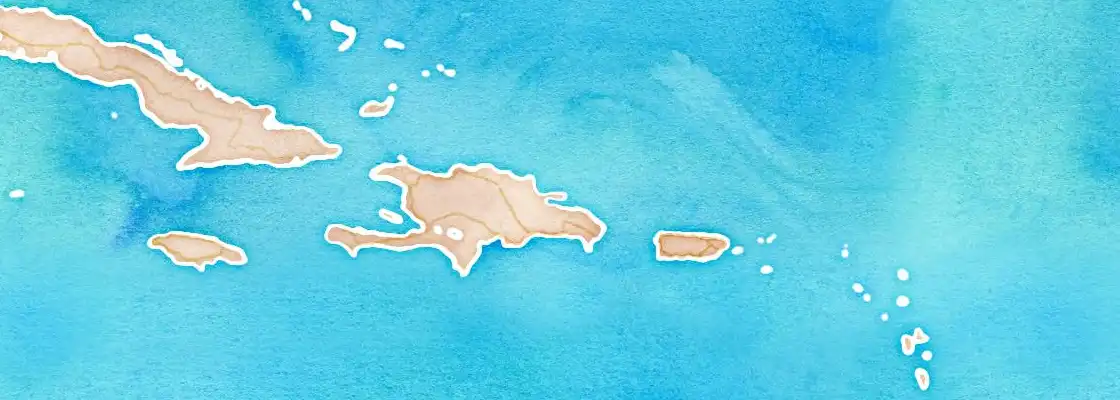 Map of Samana port area