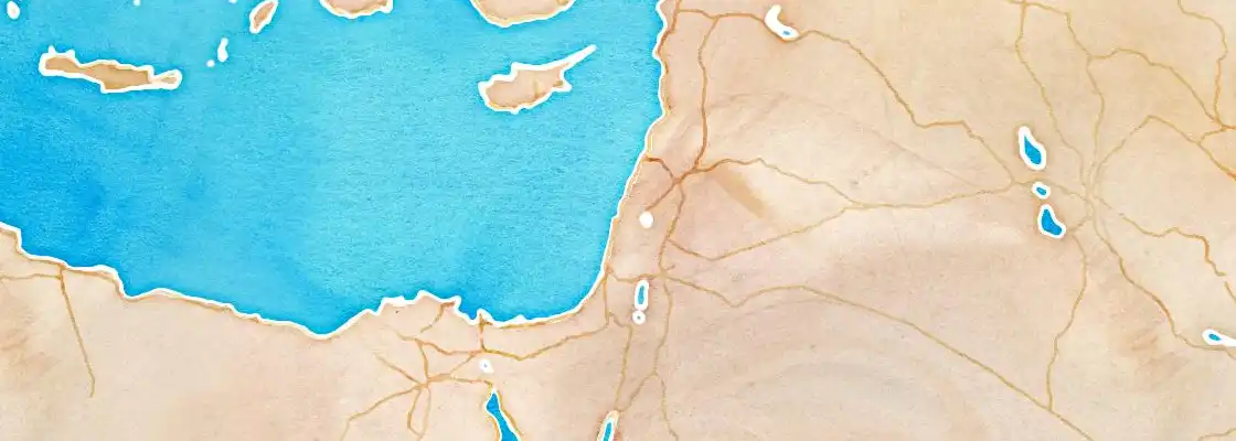 Map of Haifa port area