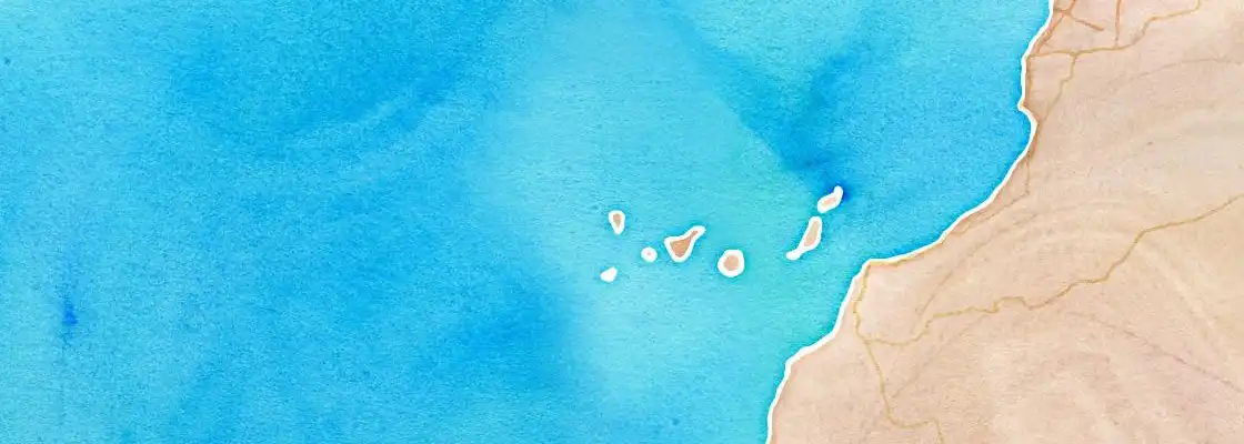 Map of La Palma port area