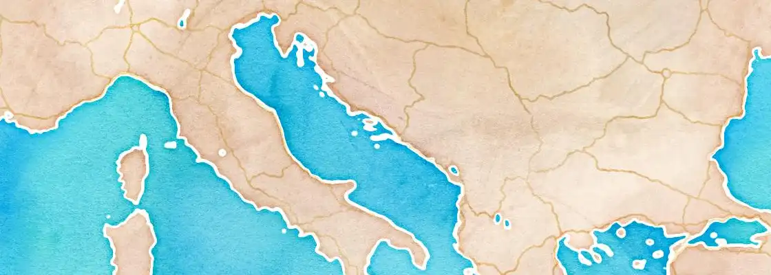 Map of Korcula port area