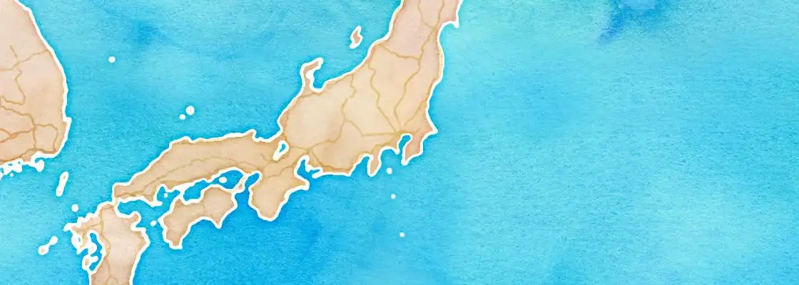 Map of Tokyo port area