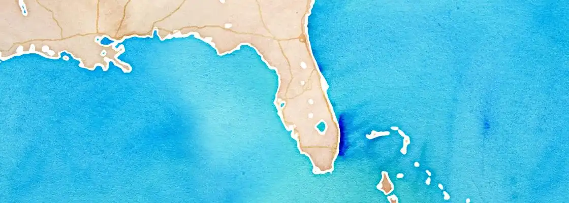 Map of Tampa port area
