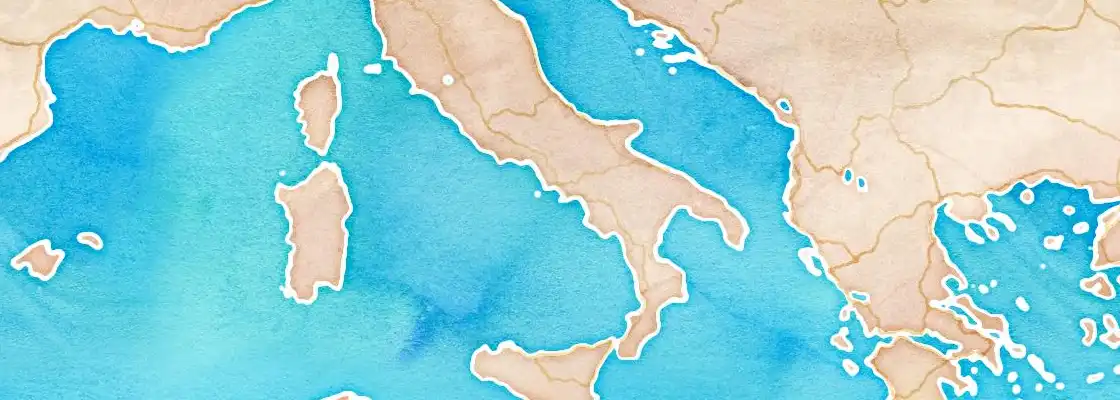 Map of Sorrento port area