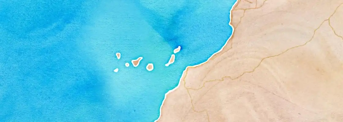 Map of Fuerteventura port area