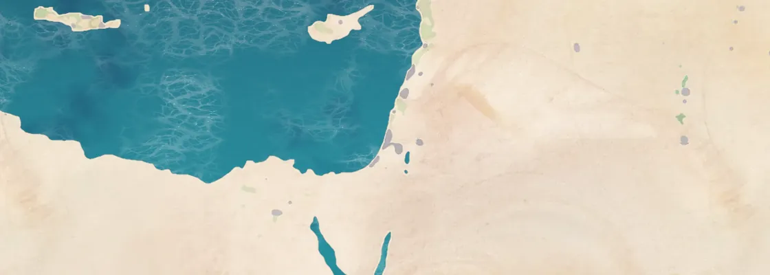 Map of Tel Aviv port area