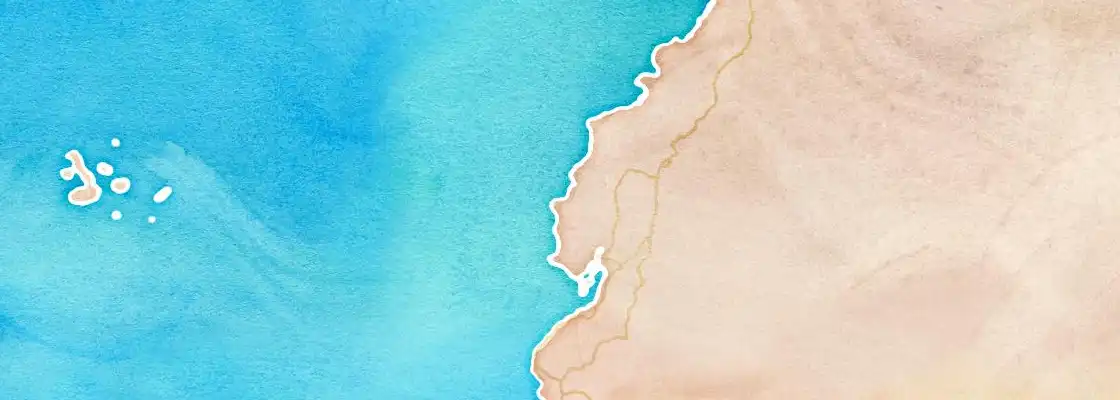 Map of Manta port area