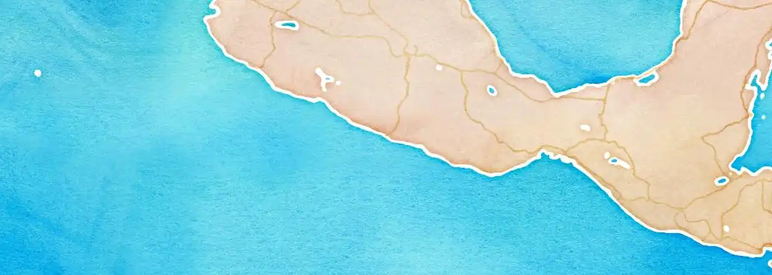 Map of Acapulco port area