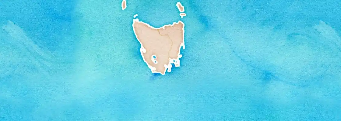 Map of Hobart port area
