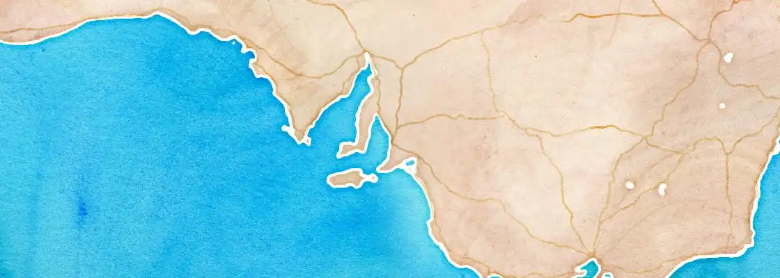 Map of Adelaide port area