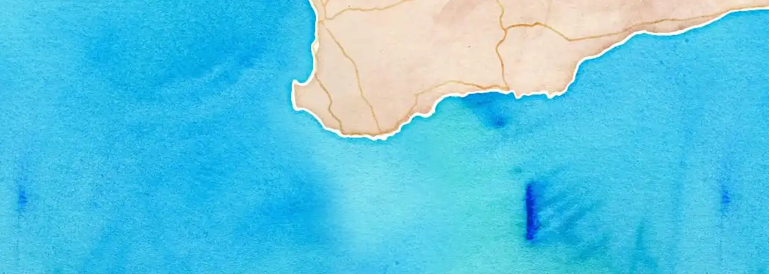 Map of Albany port area