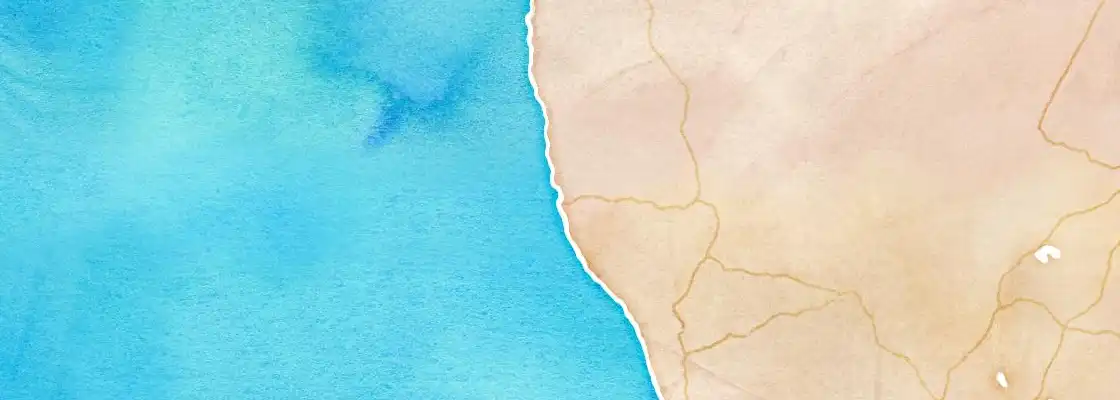 Map of Luderitz port area