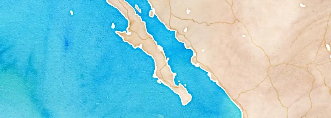 Map of Loreto port area