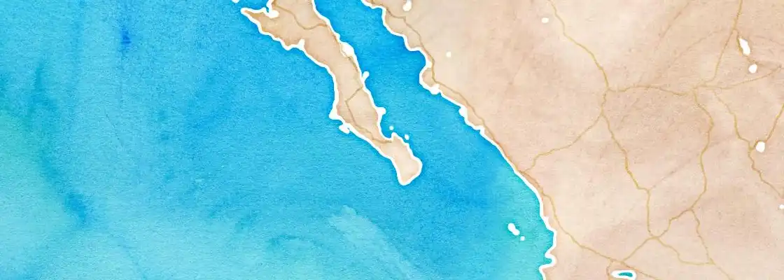Map of La Paz port area