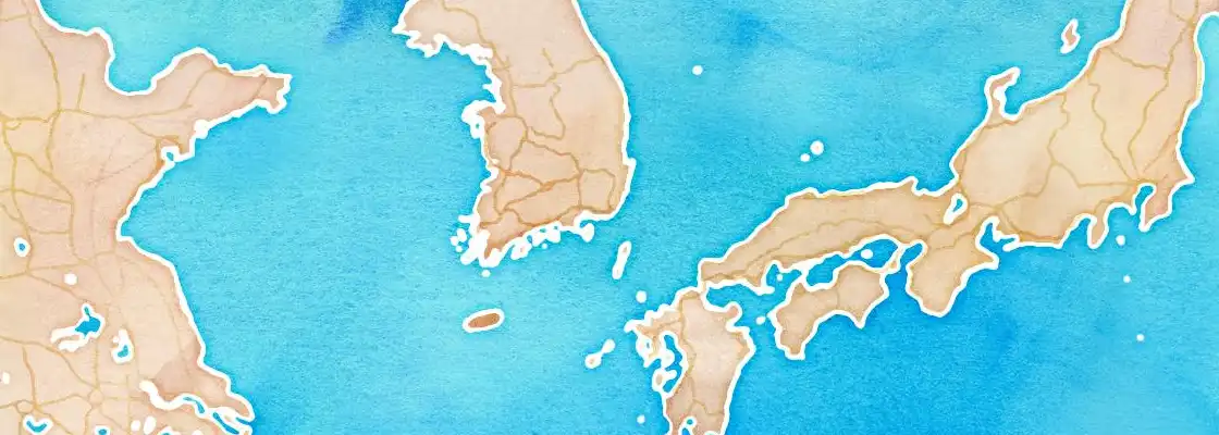 Map of Busan port area