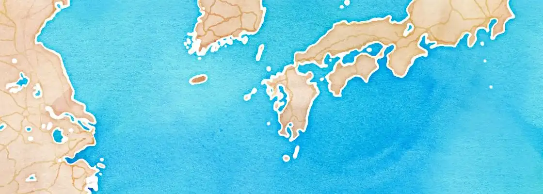 Map of Nagasaki port area