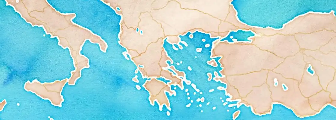 Map of Volos port area