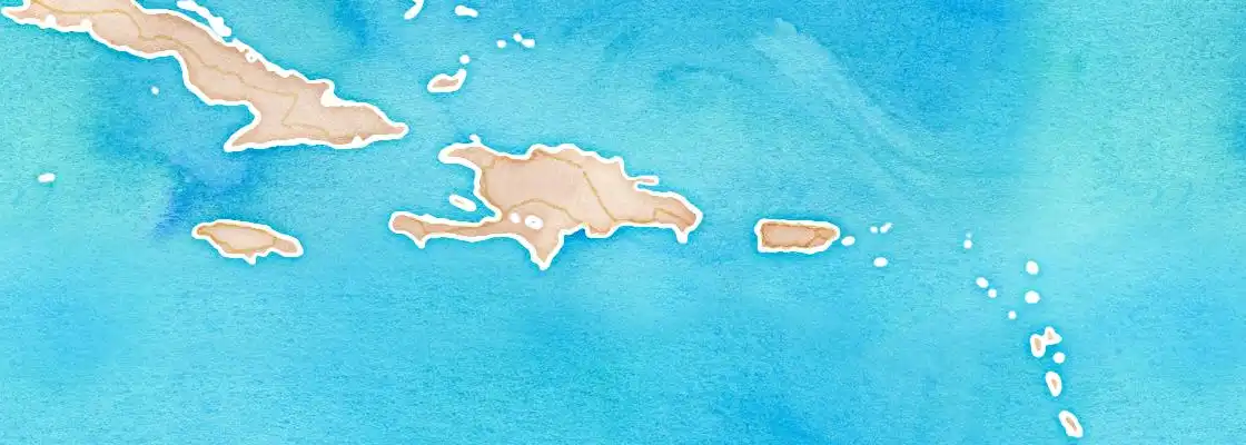 Map of Santo Domingo port area