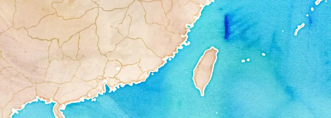 Map of Xiamen port area