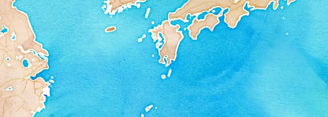 Map of Kagoshima port area