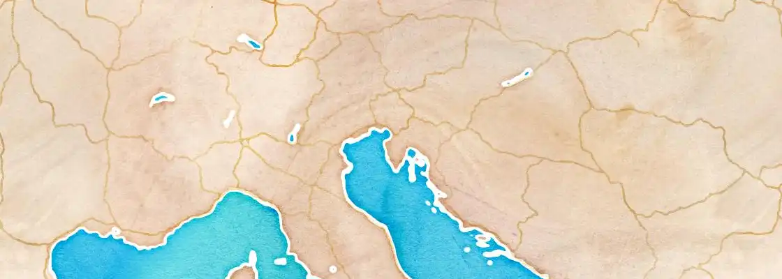 Map of Koper port area