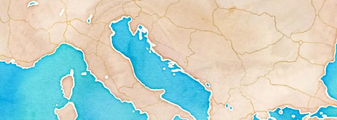 Map of Split port area