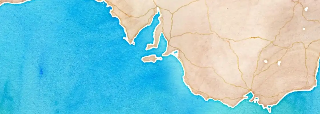 Map of Kangaroo Island port area