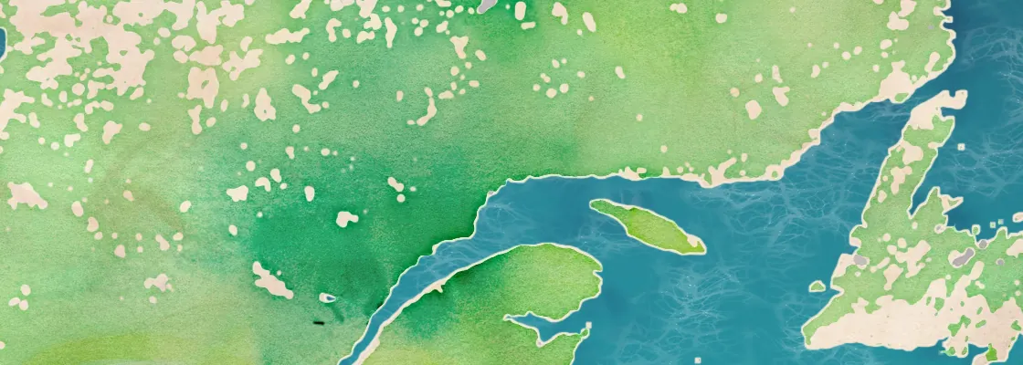 Map of Sept-Iles port area