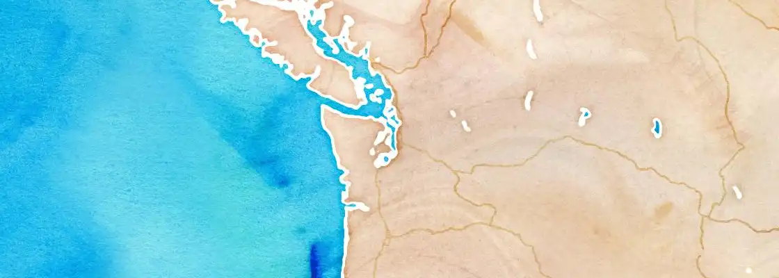 Map of Seattle port area