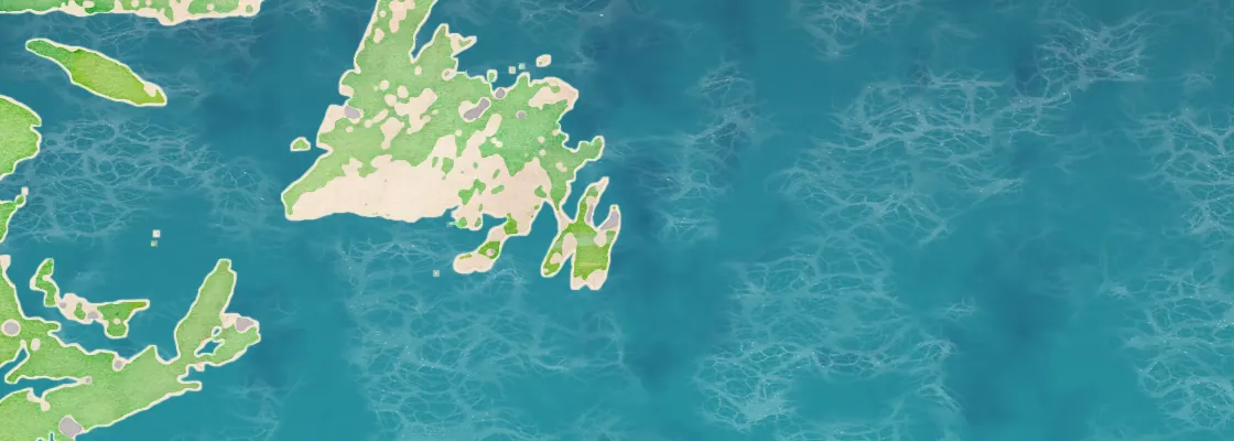 Map of St. John's, Newfoundland port area
