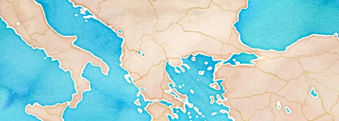 Map of Thessaloniki port area