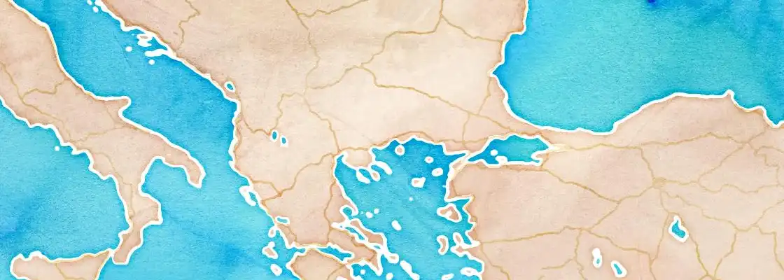 Map of Kavala port area