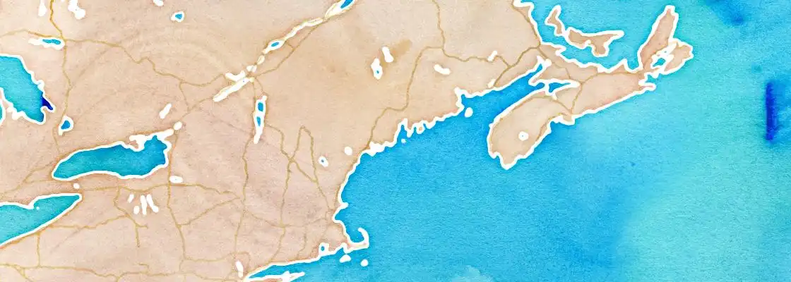 Map of Rockland port area