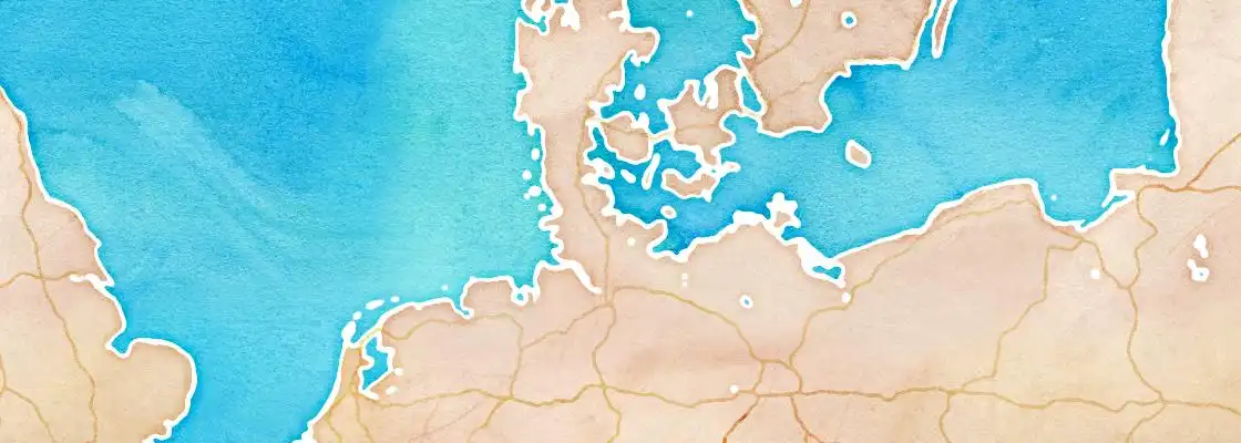 Map of Kiel port area