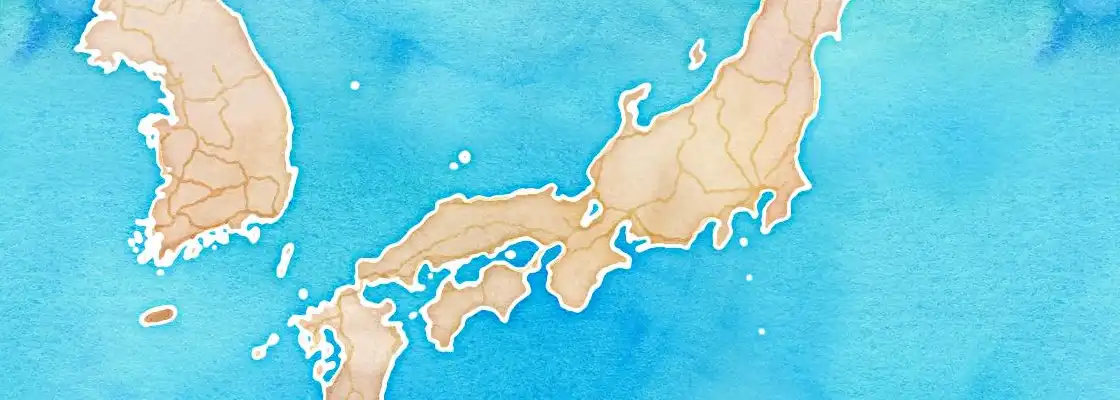 Map of Maizuru port area