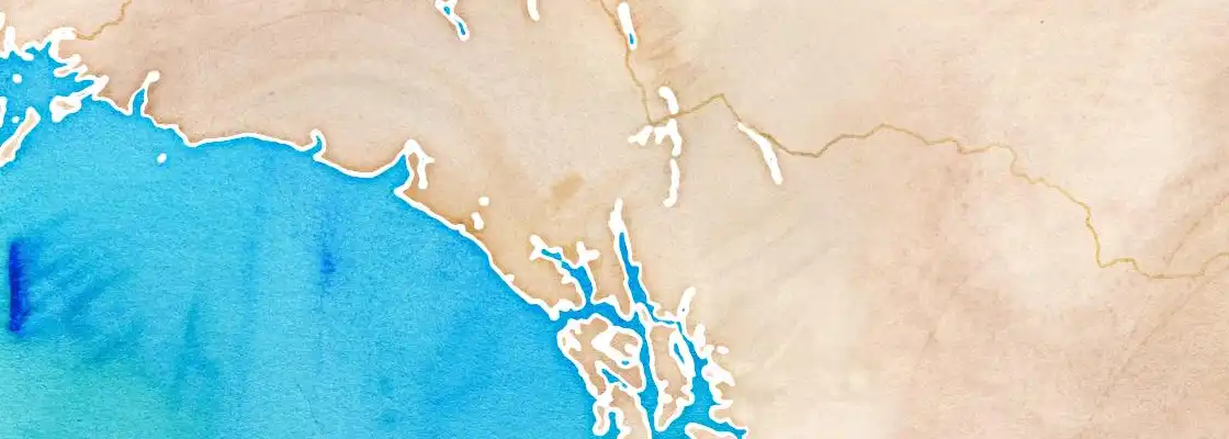 Map of Haines port area