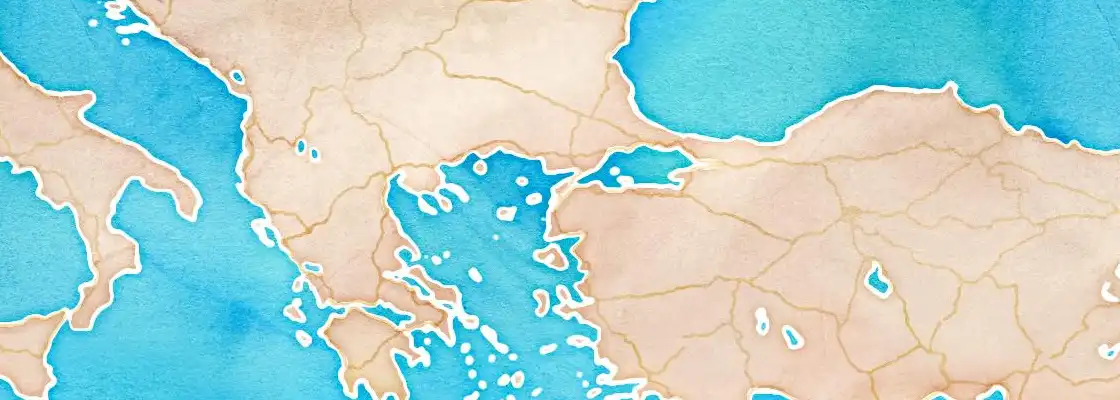 Map of Canakkale port area
