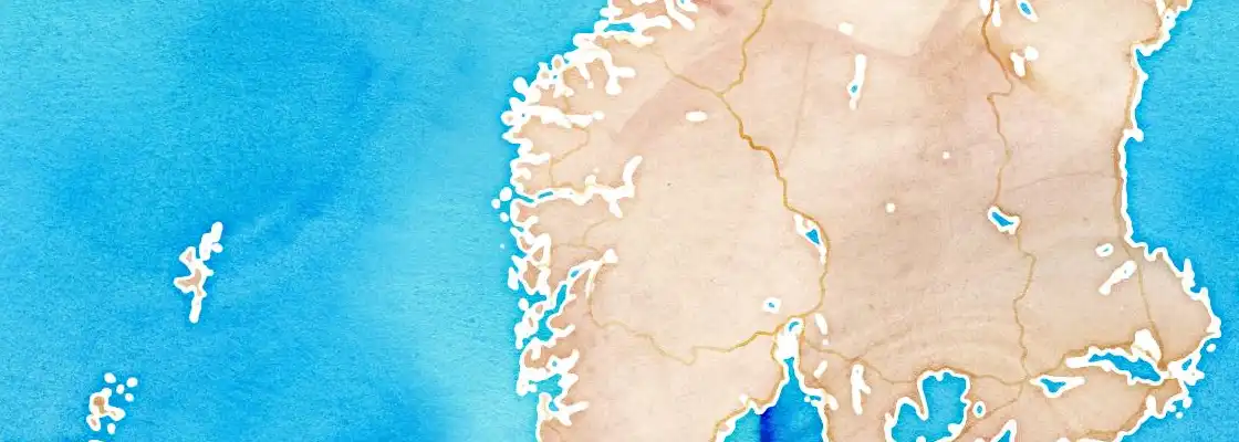 Map of Flam port area