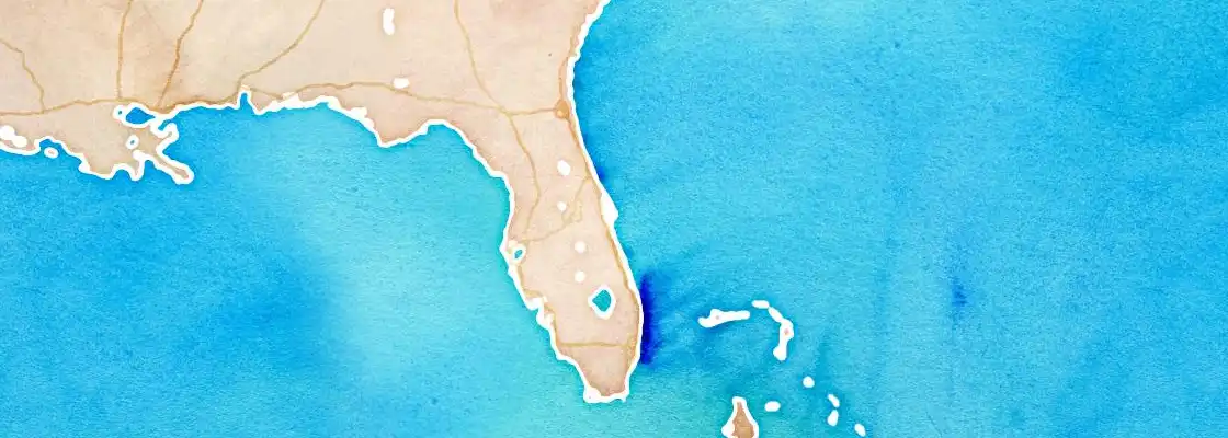 Map of Port Canaveral port area