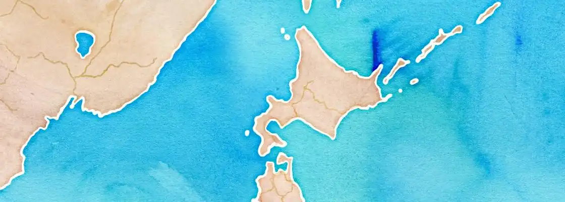 Map of Otaru port area