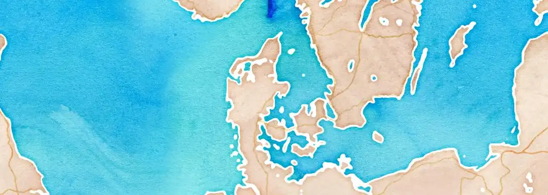Map of Aarhus port area