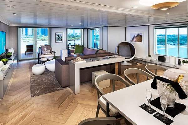 Example suite cabin: Penthouse Suite