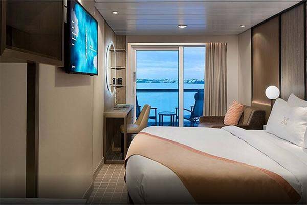 Example balcony cabin: Veranda