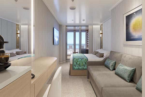 Example suite cabin: Reserve Collection Mini-Suite