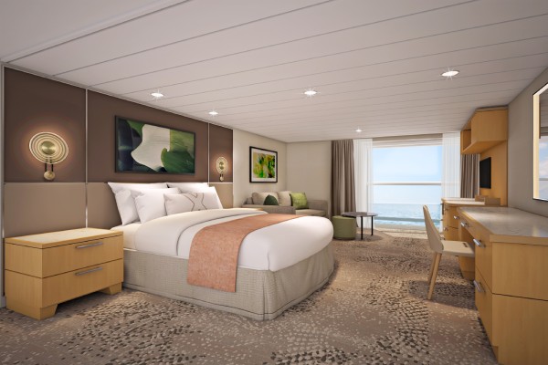 Example balcony cabin: Panoramic with Infinite Veranda Suite